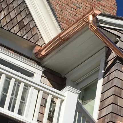 copper gutter installation Syosset ny
